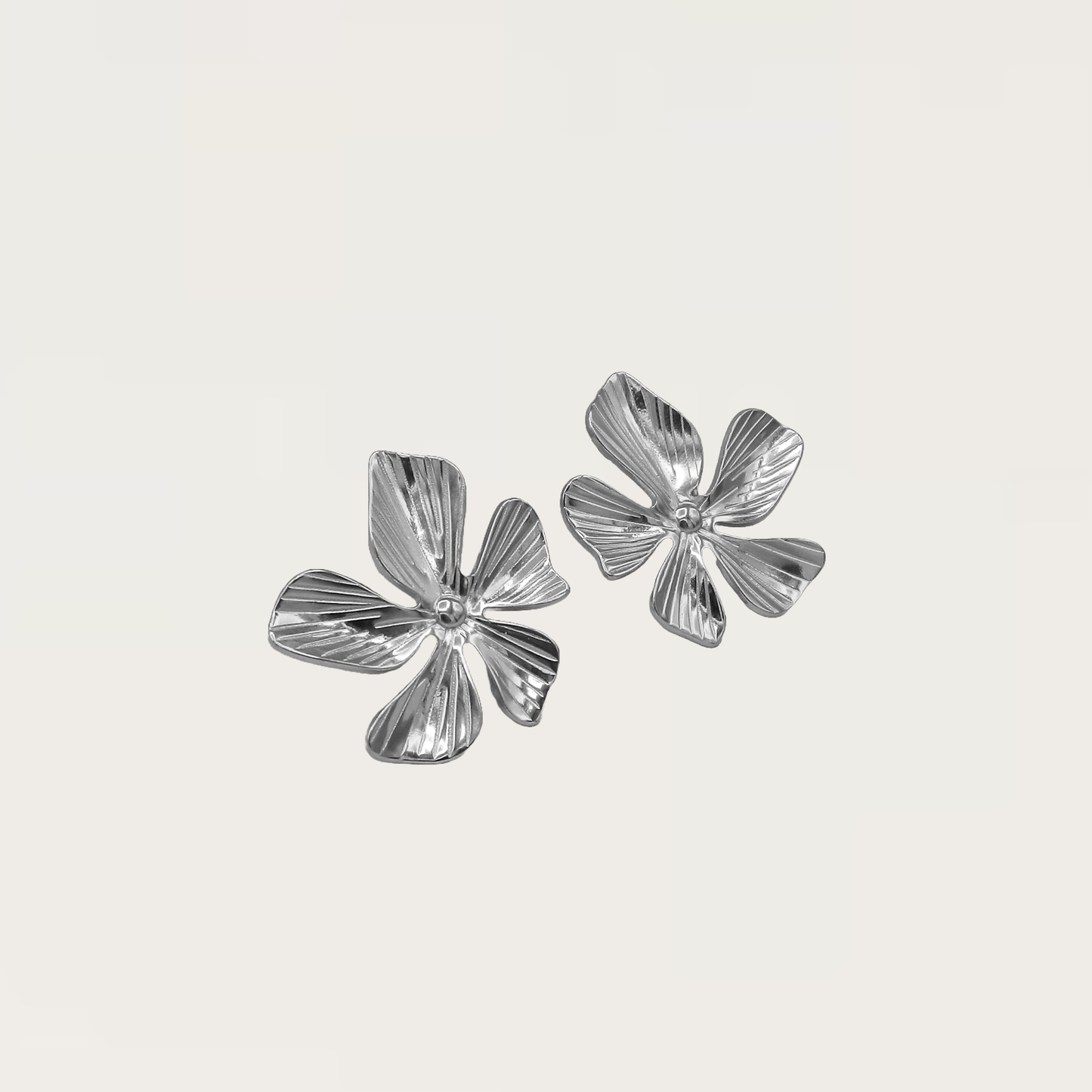 BOUCLES D'OREILLES "FLEURS LARGES"